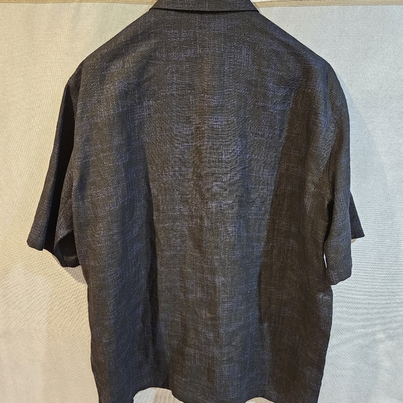 OFF-WHITE 90s Logo Linen Bowling Shirt - Picture 6 of 8